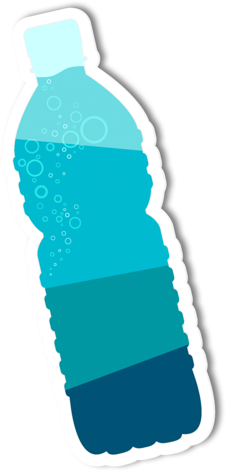 Egyedi címkés víz